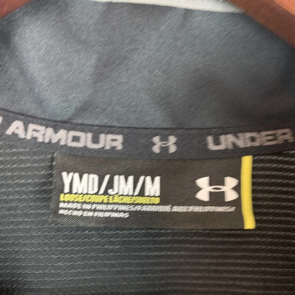 Under Armour Girls Black All Seasons‎ Gear Zip Track Jacket YMD Thumb Holes